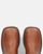 RYOKO - bottines marron à clous et brides