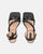 HIROE - sandales à talons et bride en éco-cuir noir
