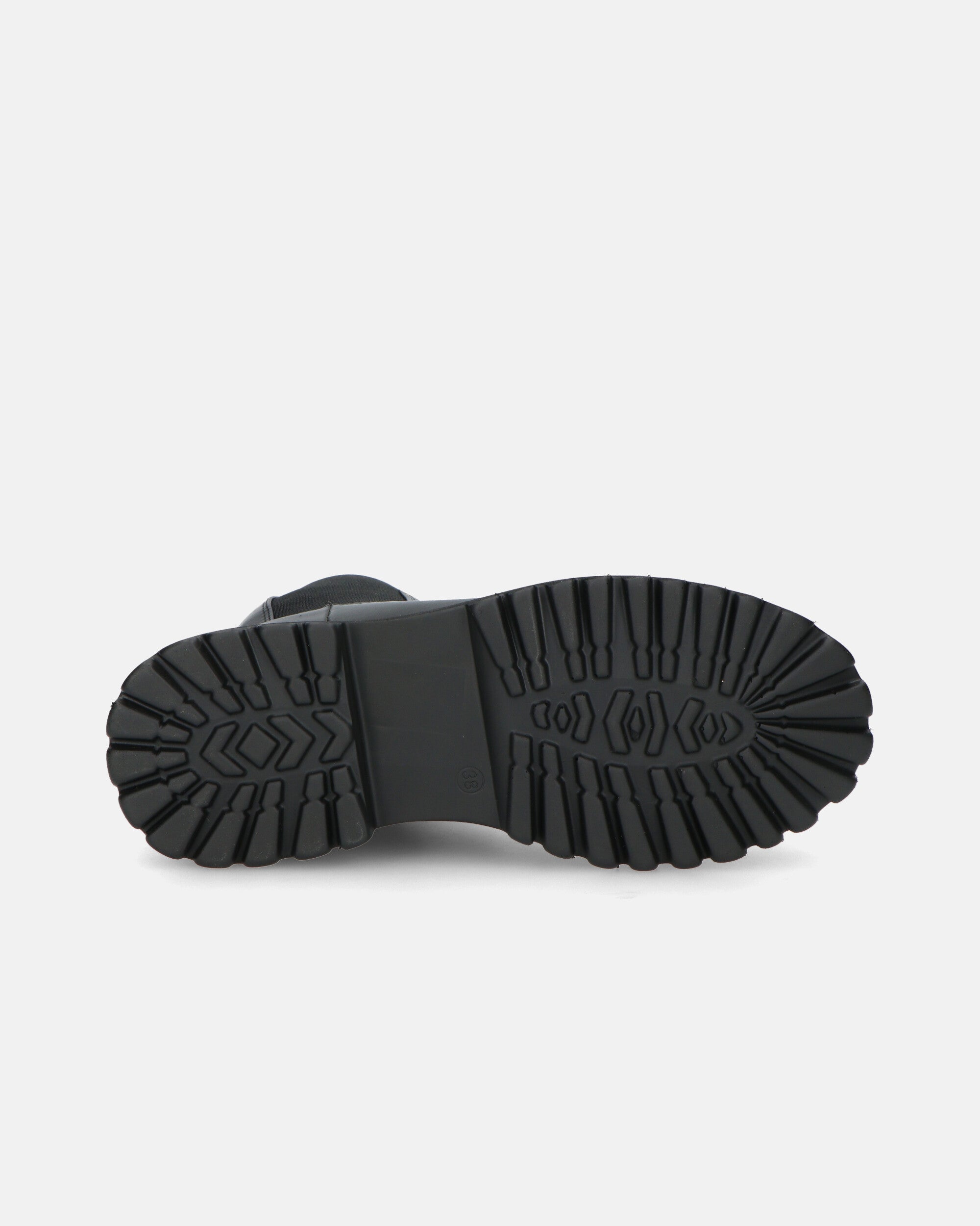 MINA - bottines noires style amphibie avec élastique