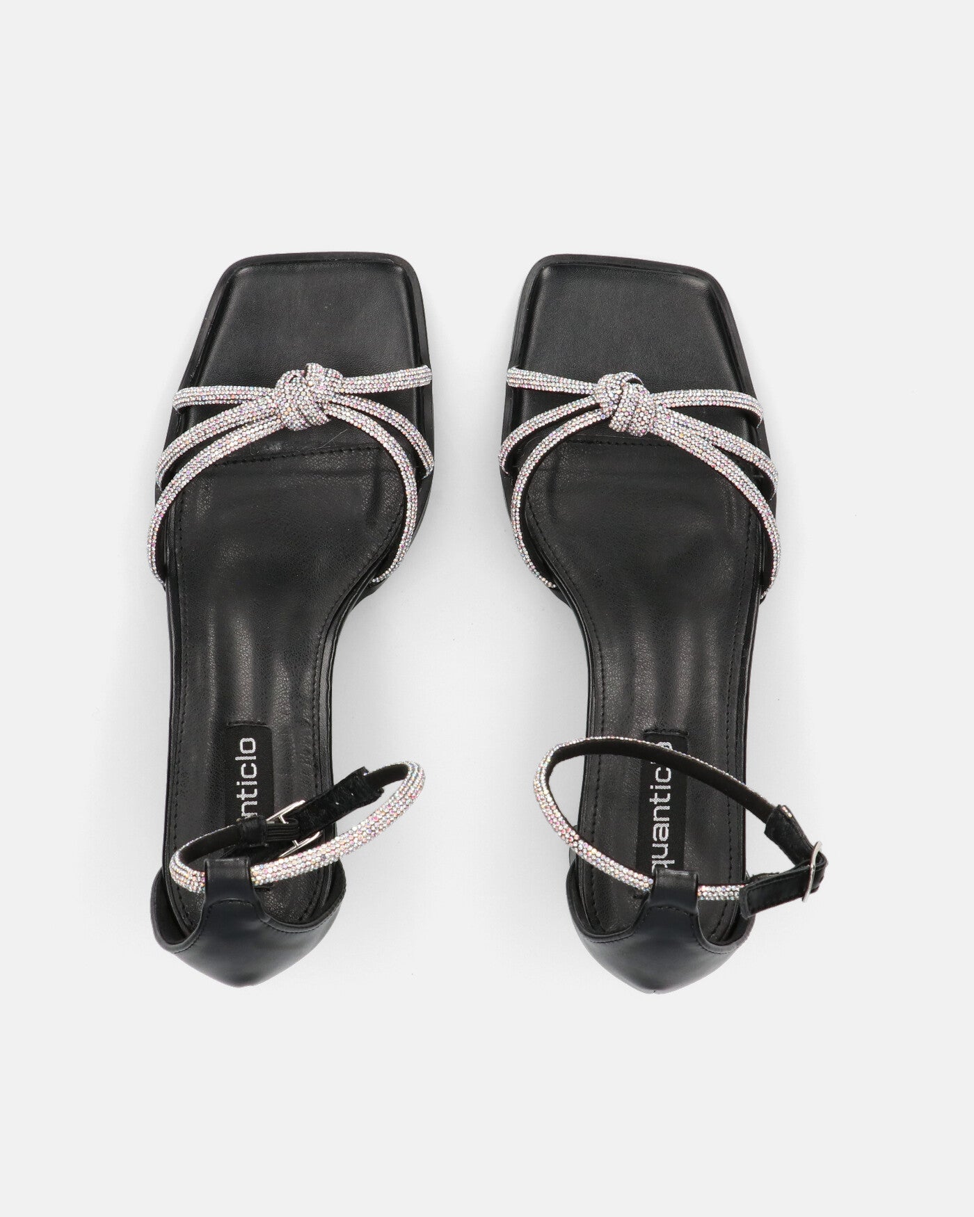 NORI - sandales à talons et bride noires
