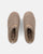 SHIGE - chaussons plateforme gris avec broderie