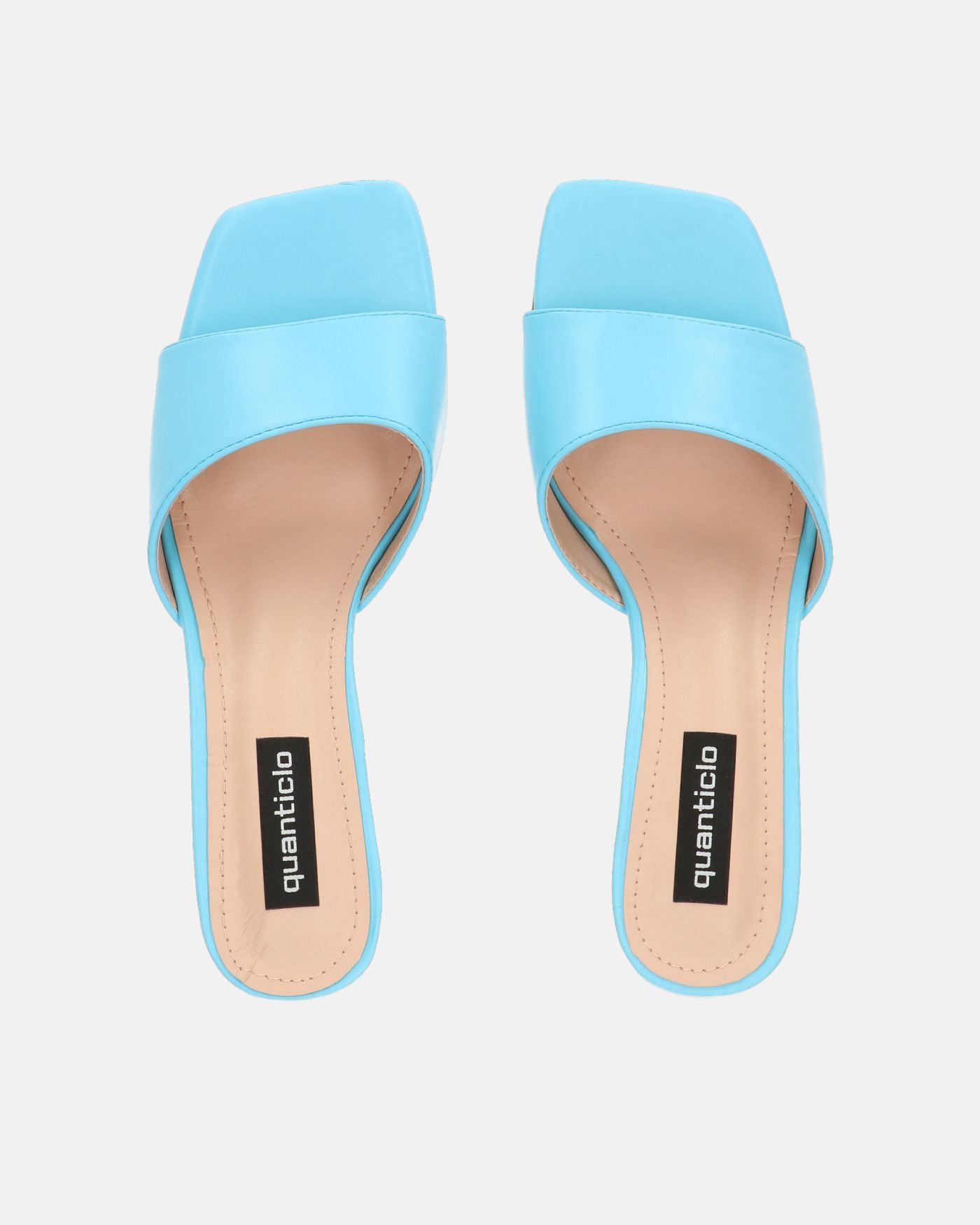 JUNIA - chaussures à talons bleu claire