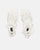 KAYLEE - sandales blanches à lacets simili cuir