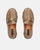 JOCASTA - chaussures plates marron avec ornement doré