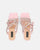 MADELYN - sandales en lycra rose avec pierres