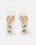 MELISA - sandales à lacets en éco-cuir blanc