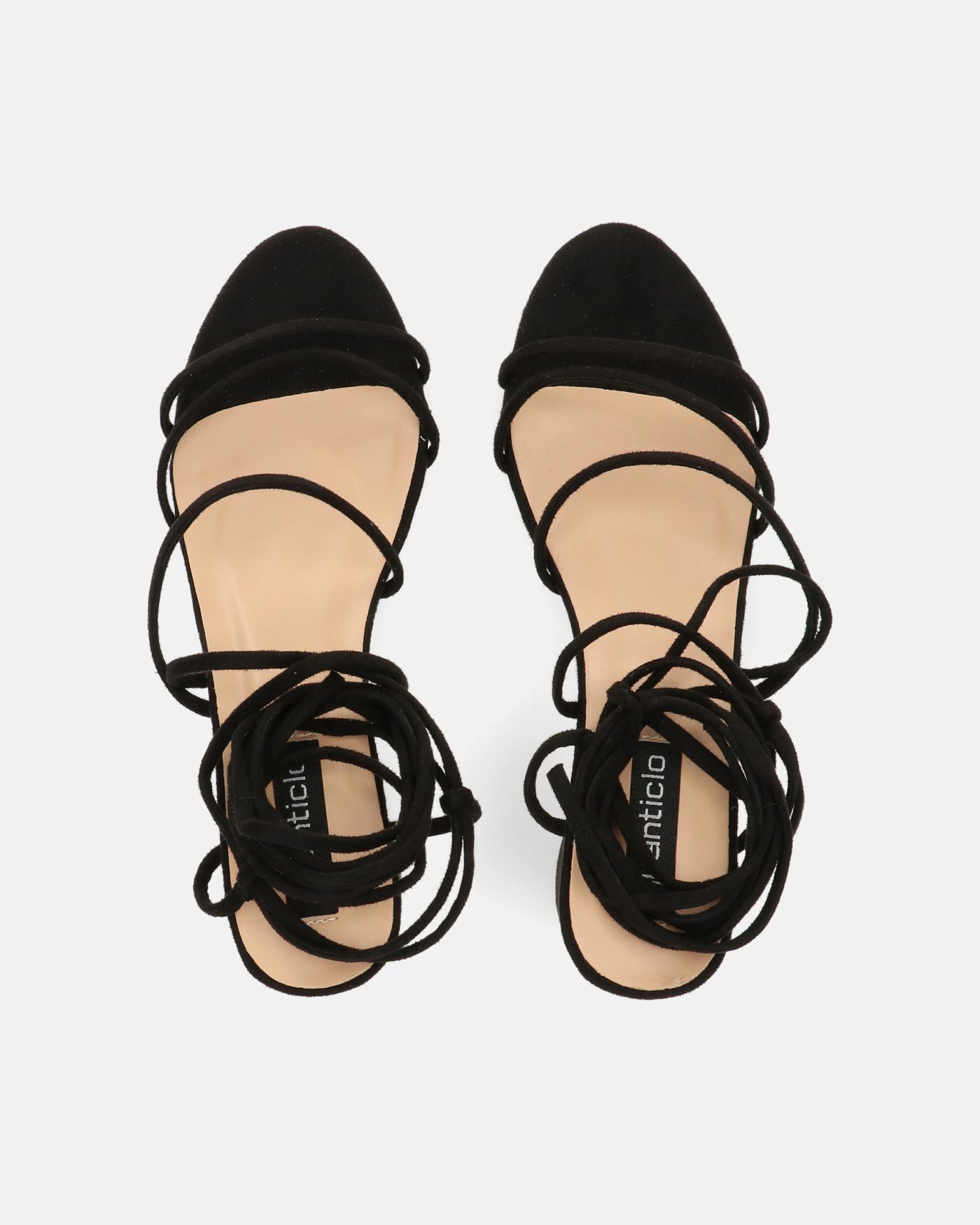 TALIA - sandales à talons en cuir noir