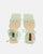 MELISA - sandales à lacets en éco-cuir vert