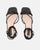 HOARA - sandales à talons en éco-cuir noir