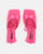 KUBRA - sandales à bride en éco-cuir rose