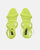 TARISAI - sandales en simili cuir vert à lacets