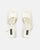 TOMI - sandales blancs à lacets et talon carré