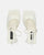 KUBRA - sandales à bride en éco-cuir blanc