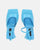 KUBRA - sandales à bride en éco-cuir bleu clair