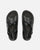 MICH - sandales noires avec simili cuir rembourré