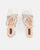 BIRGIT - sandales satin blanc à strass