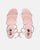 NATALIYA - sandales rosee plates à spirale