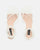 HOARA - sandales à talons en éco-cuir blanc