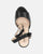 KAJSA - sandales noires à talons plateforme