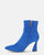 SMILLA - bottines en daim bleues à zip