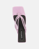 JANNA - sandale tong à rayures glassy violet