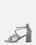 FAITH - sandales à talon moyen multi-brides en gris