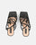 MADELYN - sandales en lycra noir avec pierres